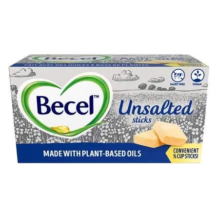 Margarine Plant-Based Sticks Unsalted 454 g