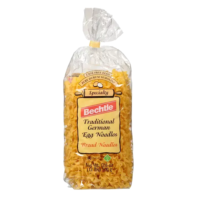 Traditional German Egg Pasta, Broad Pasta
