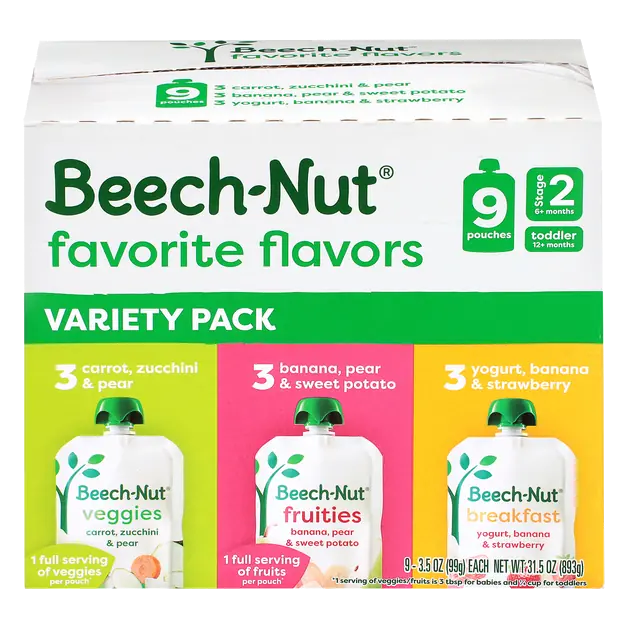 Favorite Flavors Baby Food Variety Pack - 9 ct