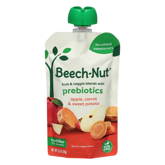 Toddlers Prebiotic Fiber Carrot Apple Sweet Potato Blend