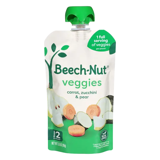 Veggies Stage 2 Baby Food Carrot Zucchini & Pear