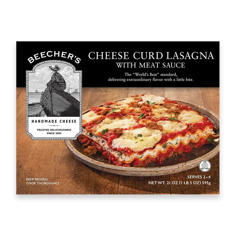 Cheese Curd Lasagna with Meat