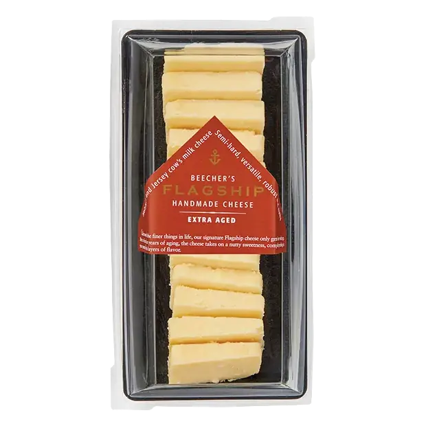 Sliced Flagship Cheddar Cheese Cracker Cut