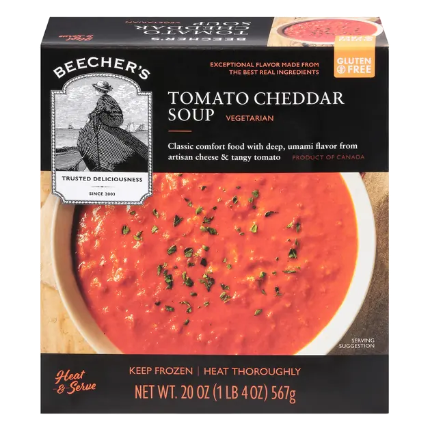 Beecher's Vegetarian Tomato Cheddar Soup