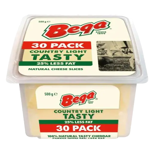 Cheese Country Light Tasty 25% Less Fat 25% More Protein Natural Slices