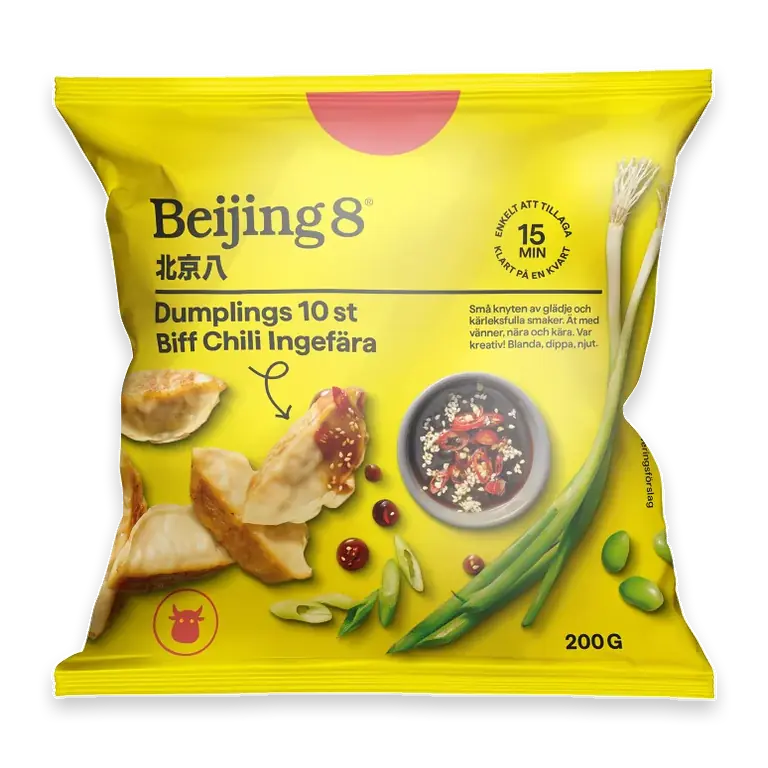 Dumpling biff, chili & ingefära 200g
