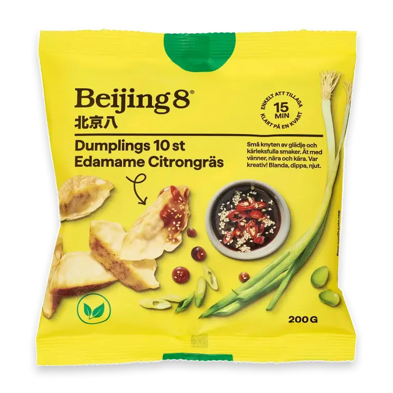 Dumpling edamame citrongräs 200g