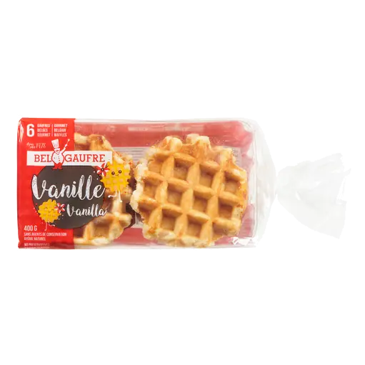 Bel-Gaufre Frozen Waffles Vanilla 400 g