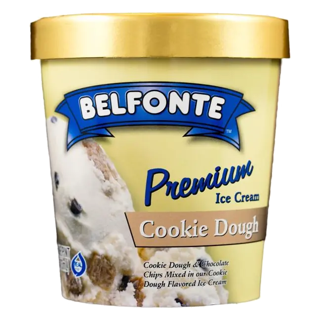Belfonte Premium Cookie Dough Ice Cream