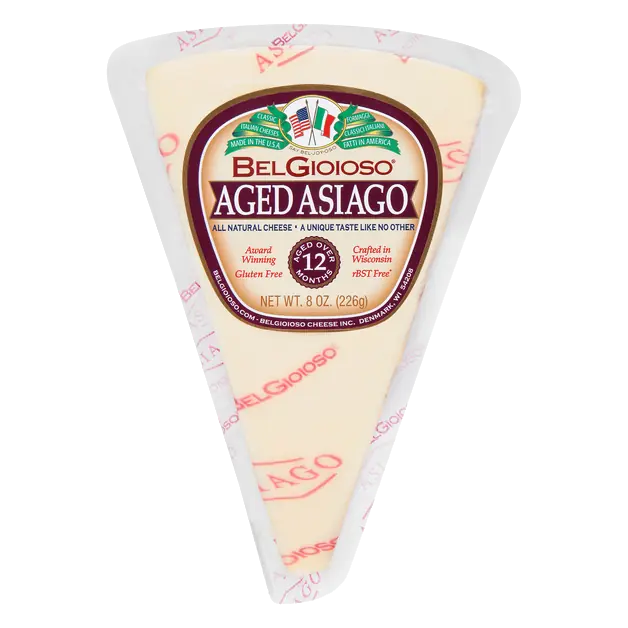 Aged Asiago Cheese Wedge