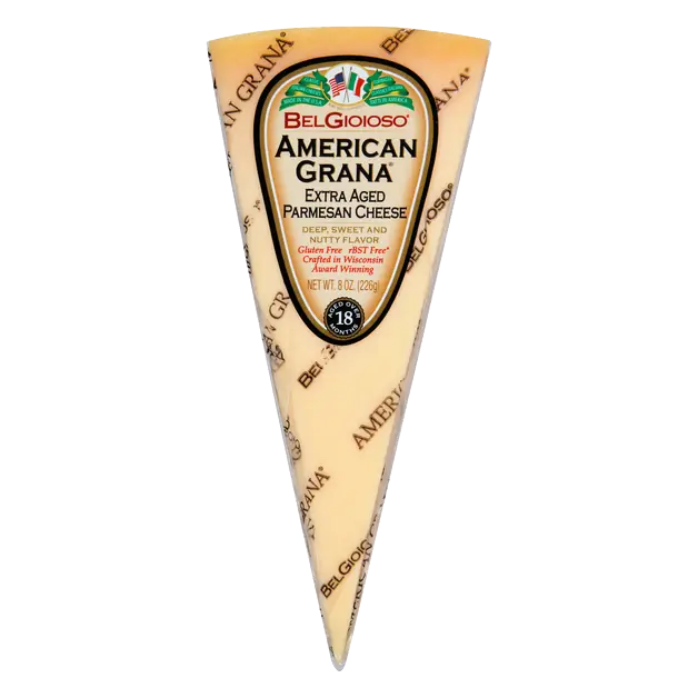 American Grana Extra Aged Parmesan Cheese Wedge