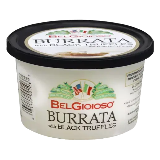 Burrata, with Black Truffles