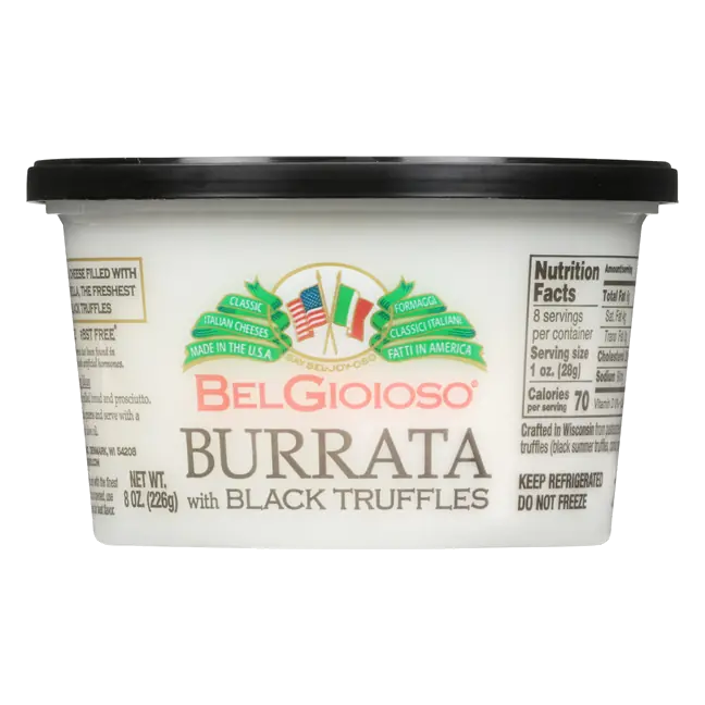 Burrata with Black Truffles