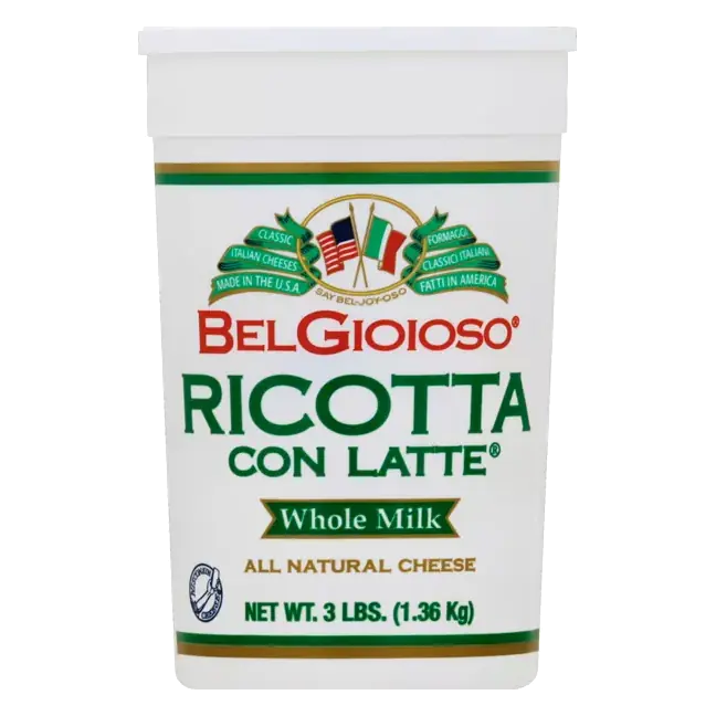 Cheese, Ricotta con Latte, Whole Milk