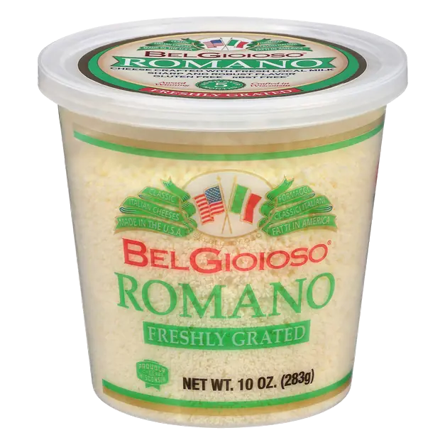 Freshly Grated Romano Cheese
