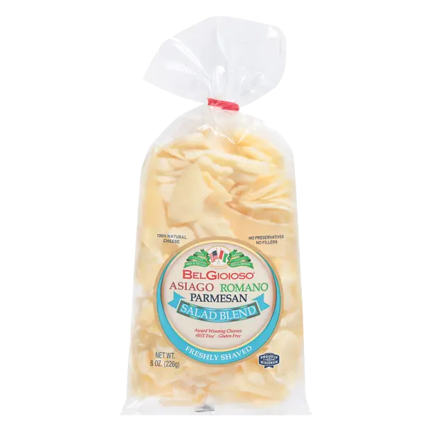 Salad Blend Shaved Asiago Parmesan & Romano Cheese
