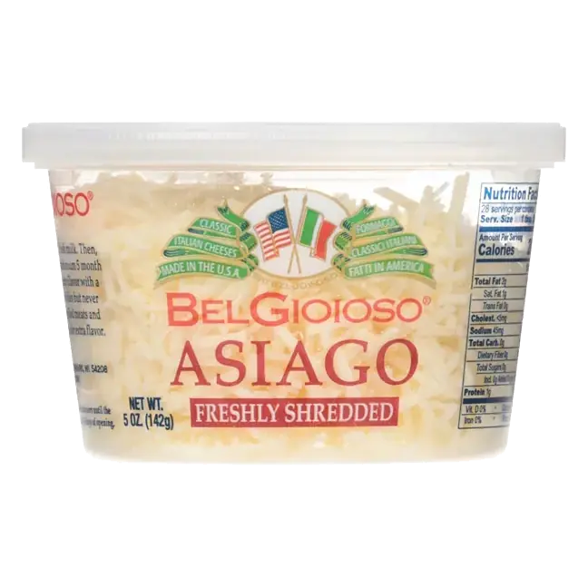 Shredded Cheese, Asiago