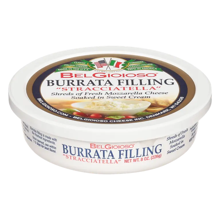 Stracciatella Burrata Mozzarella Cheese Filling