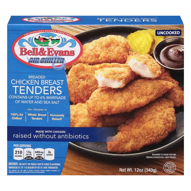 Breaded Chicken Breast Tenders Frozen