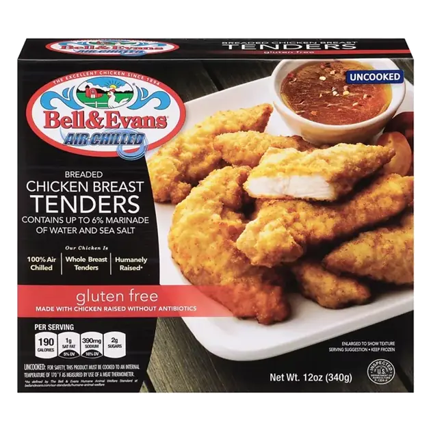 Chicken Breast Tenders, Breaded, Air Chilled