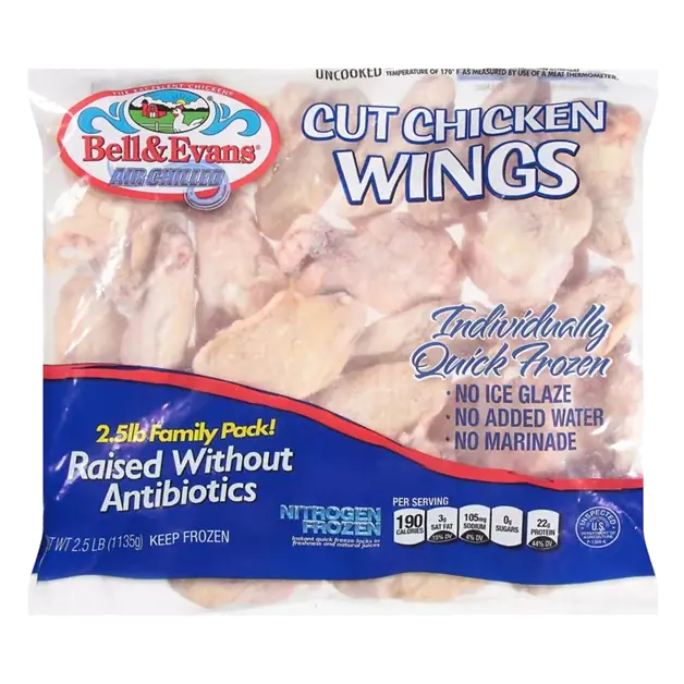 Wings, Chicken, Cut, Family Pack, Air Chilled