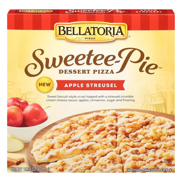 Bellatoria Sweetee-Pie Dessert Pizza, Apple Streusel