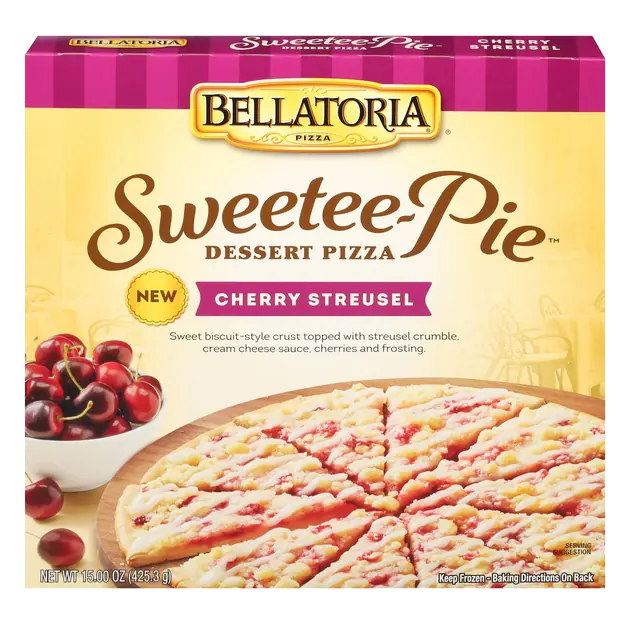 Bellatoria Sweetee-Pie Dessert Pizza, Cherry Streusel