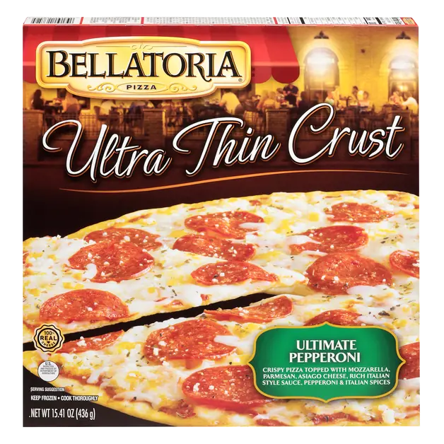 Ultra Thin Crust Ultimate Pepperoni Pizza Frozen