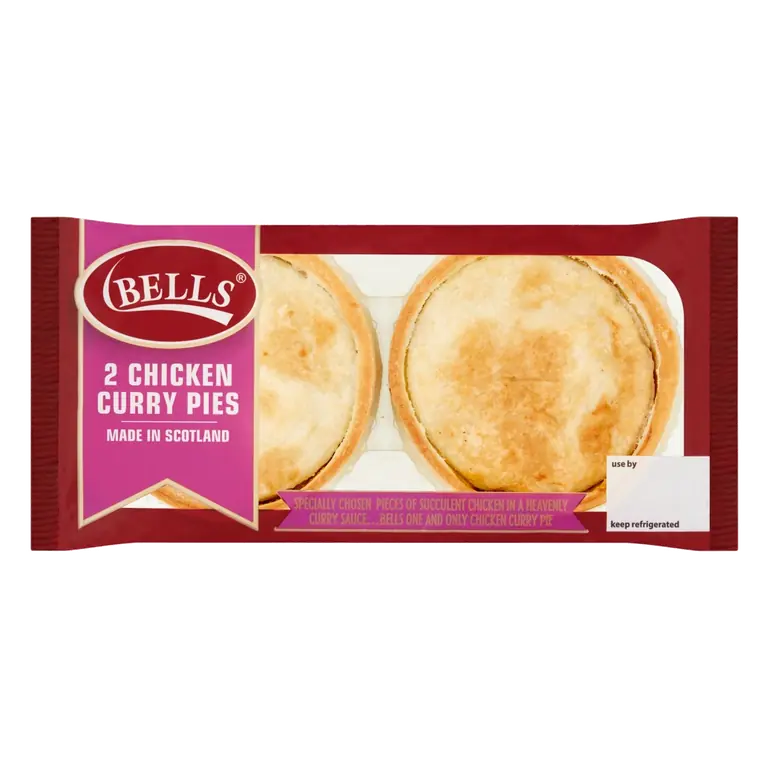 2 Chicken Curry Pies