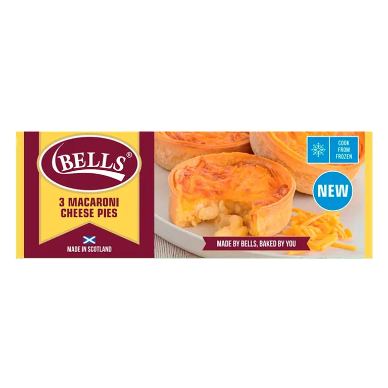 Bells 3 Macaroni Cheese Pies