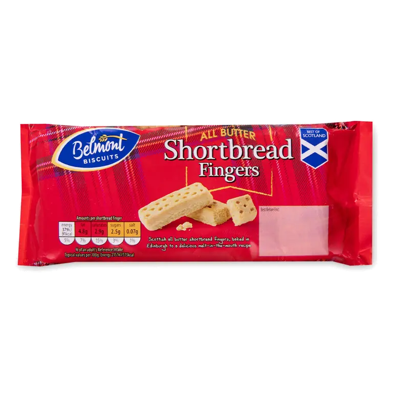 All Butter Shortbread Fingers
