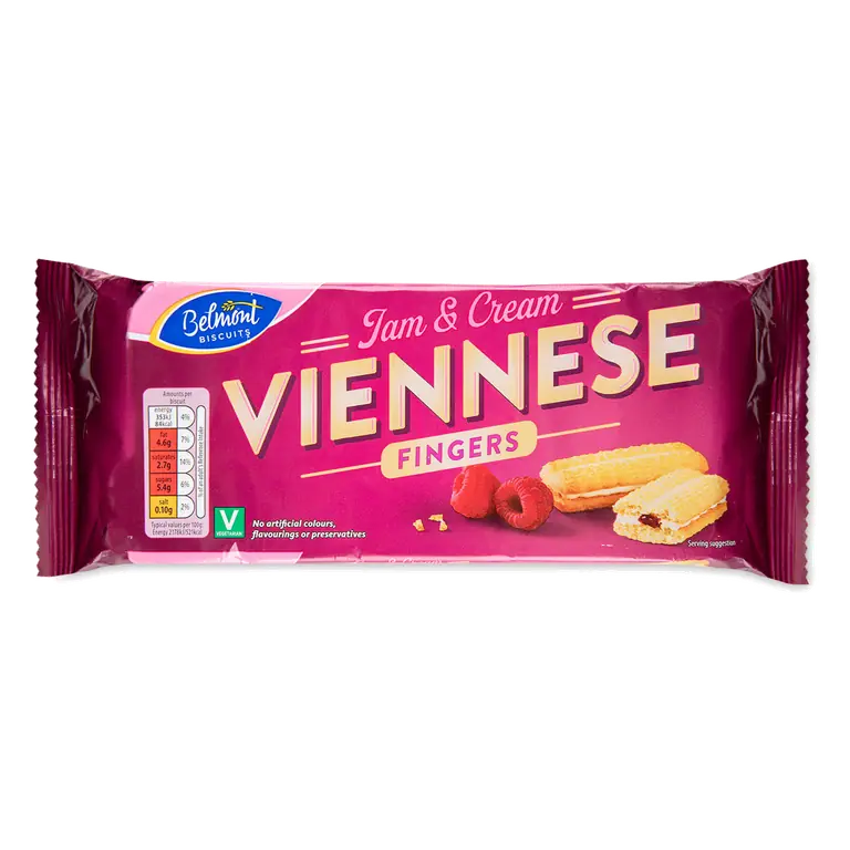 Jam & Cream Viennese Fingers