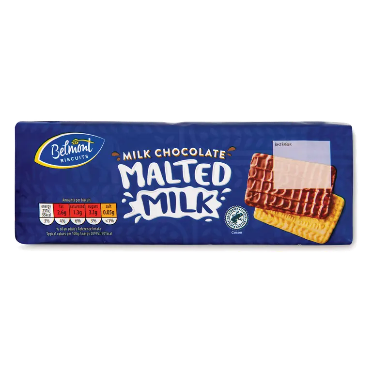 Milk Chocolate Malted Milk Biscuits