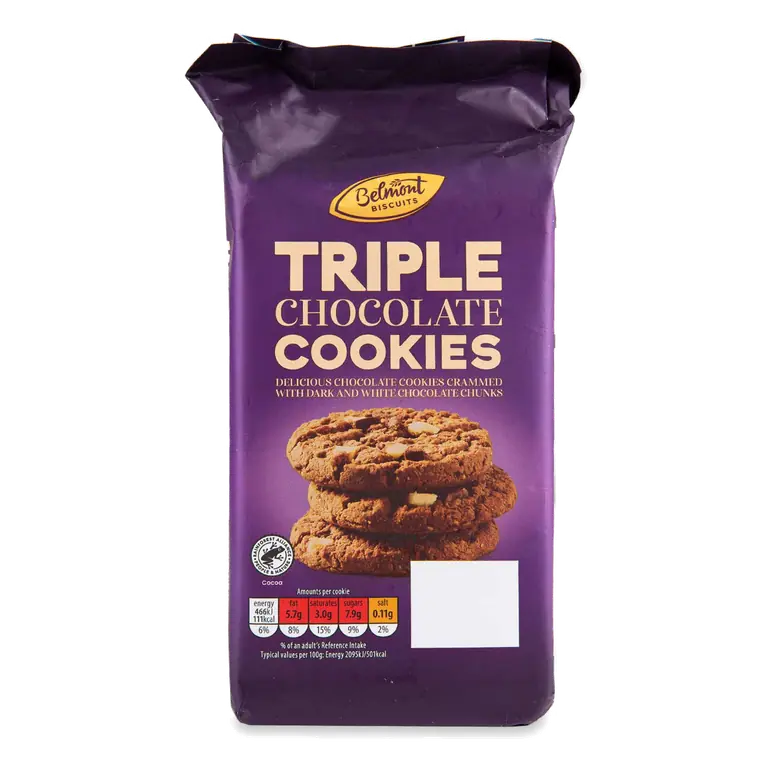Triple Chocolate Cookies