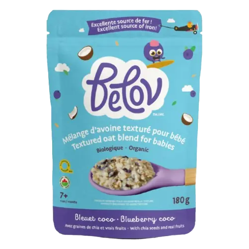 Baby Cereal Organic Oat Blend Blueberry Coco 180 g