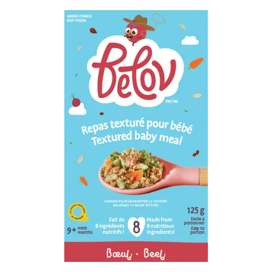 Frozen Textured Baby Meal Beef 125 g