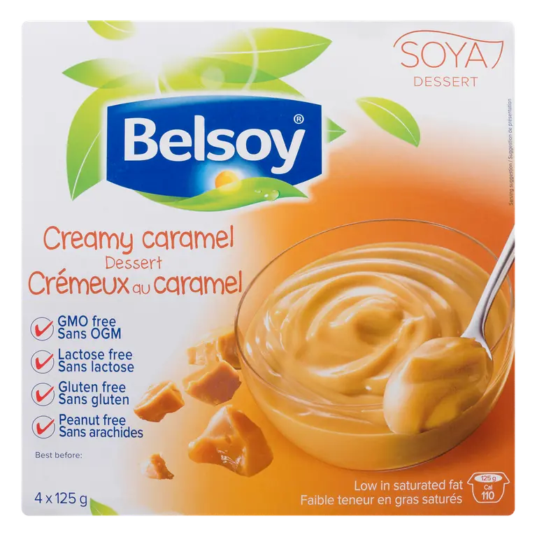 Gluten-Free Dessert Creamy Caramel 4 x 125 g