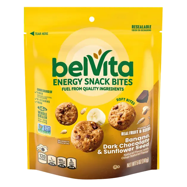 Banana Dark Chocolate & Sunflower Seed Energy Snack Bites