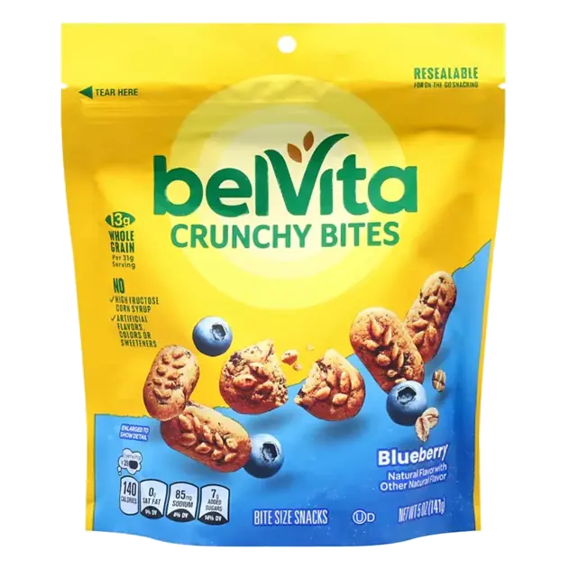 Blueberry Bite Size Crunchy Bites