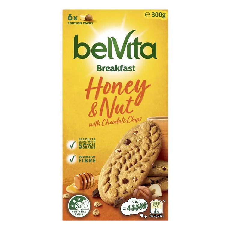 Breakfast Biscuits Honey & Nut