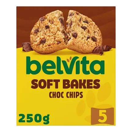 Biscuits Soft Bakes Choc Chips 5 Pack