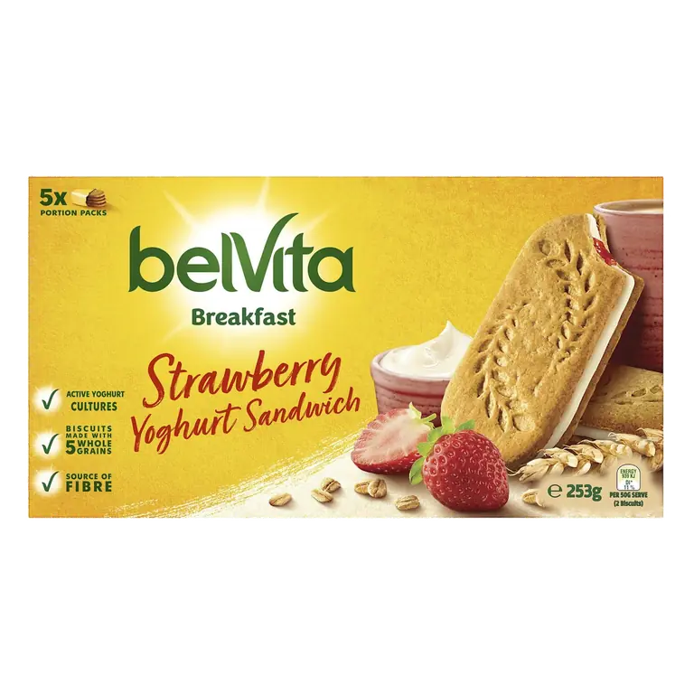 Breakfast Biscuits Strawberry Yoghurt