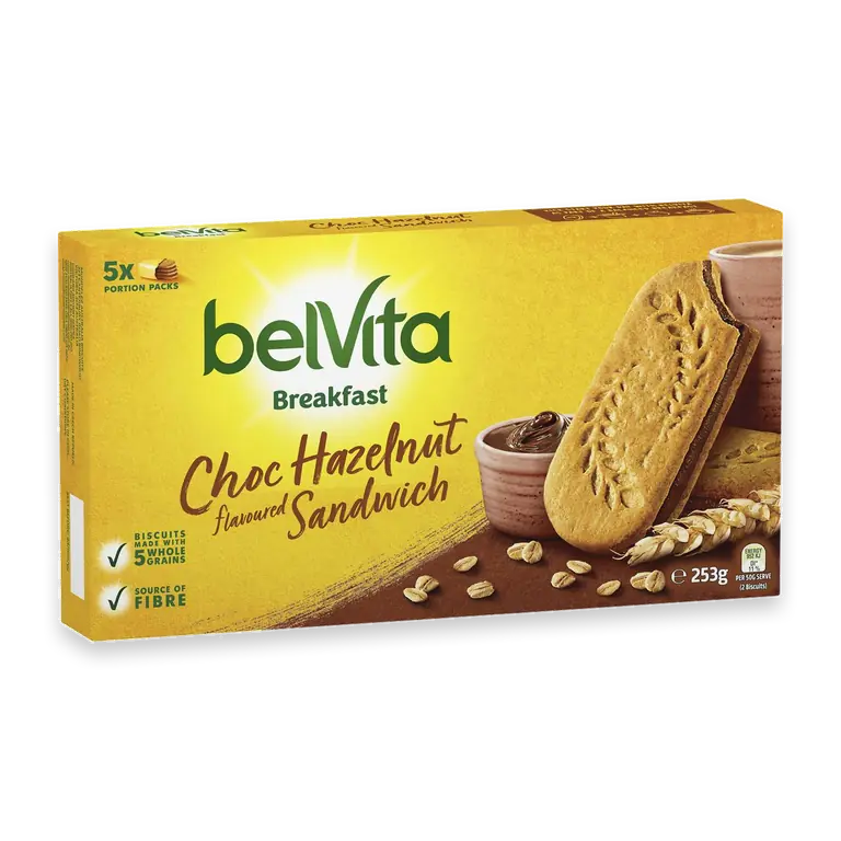 Choc Hazelnut Sandwich Breakfast Biscuits