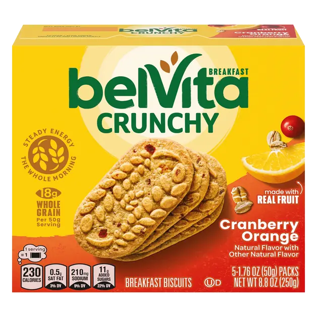 Crunchy Cranberry Orange Breakfast Bars Biscuits - 5 ct