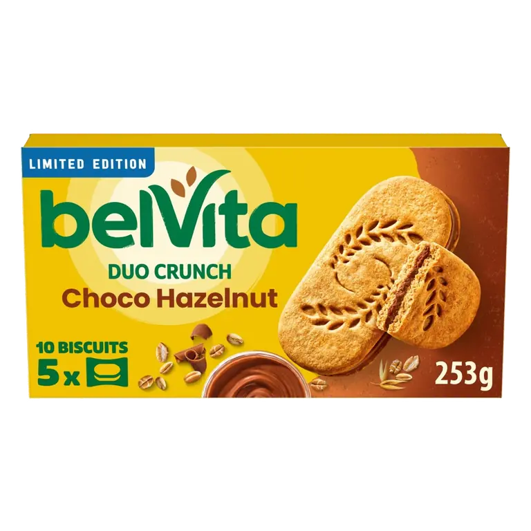 Sandwich Chocolate Hazelnut Biscuits-Breakfast 253g