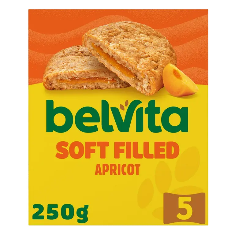 Soft Bakes 5 x 50g Apricot Filled Cereal Multipack Snack Bars