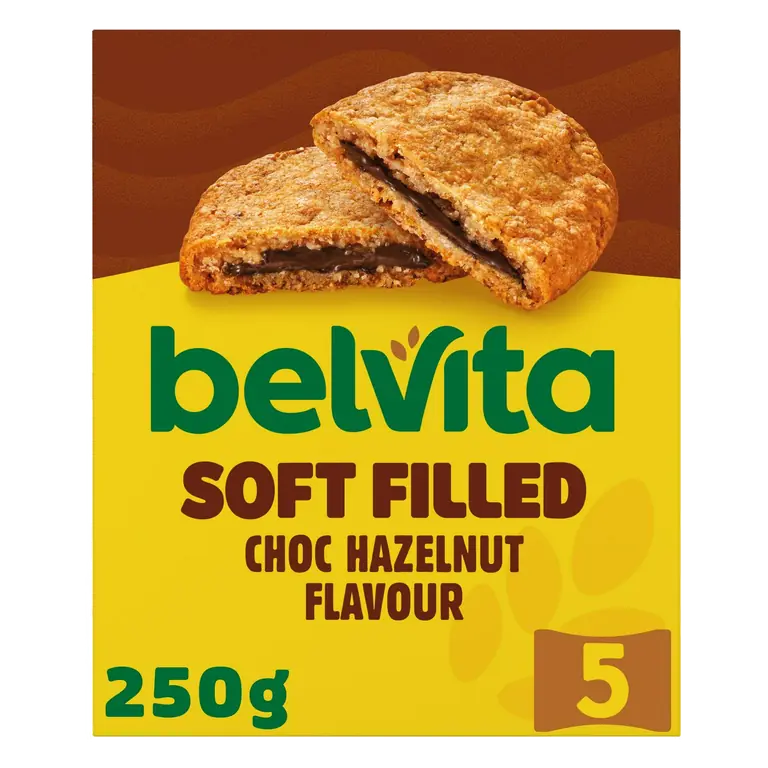Soft Bakes 5 x 50g Chocolate Hazelnut Flavour Cereal Multipack Snack Bars
