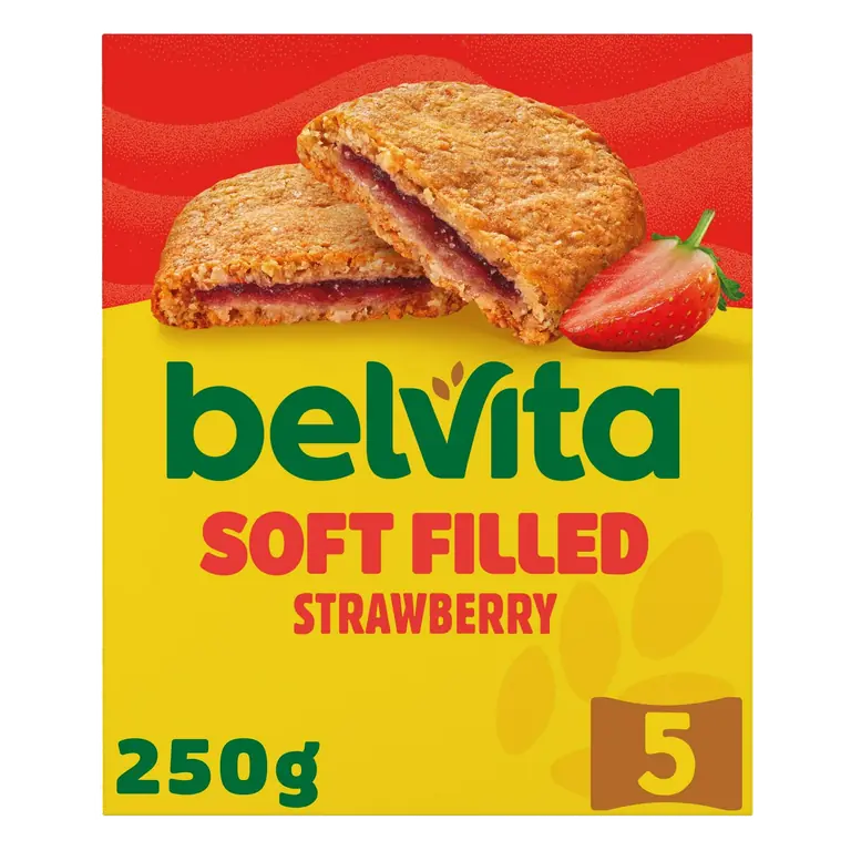 Soft Bakes 5 x 50g Strawberry Filled Cereal Multipack Snack Bars