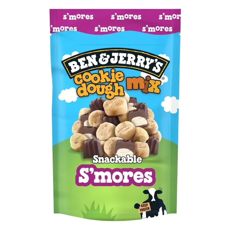 Ben & Jerry's S'Mores Frozen Cookie Dough Mix, 8oz