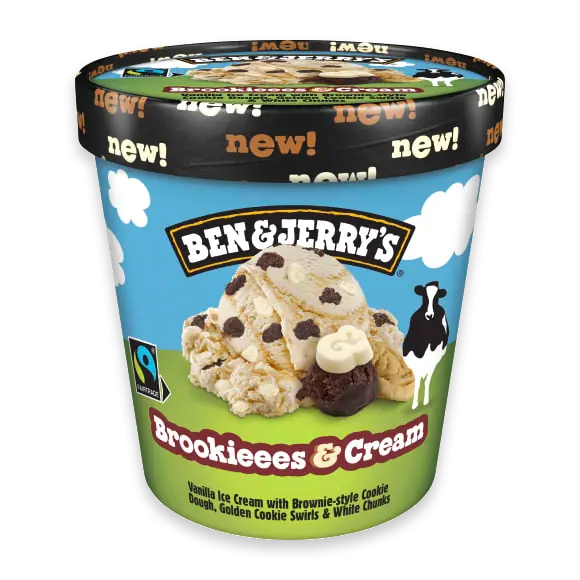 Brookies Cream Glass